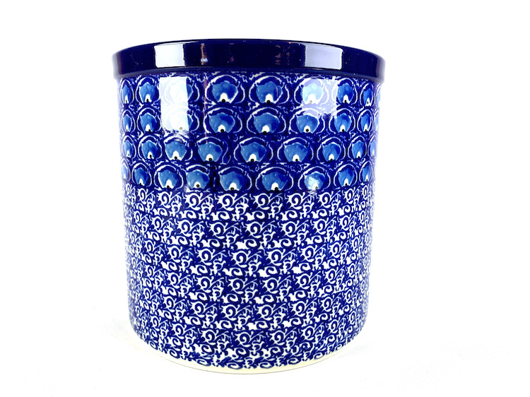 003 Bunzlau Kruidenpot 2350X - 003 (Bunzlau). 003 Bunzlau Kruidenpot - Utensil 2350X Ook als bloempot