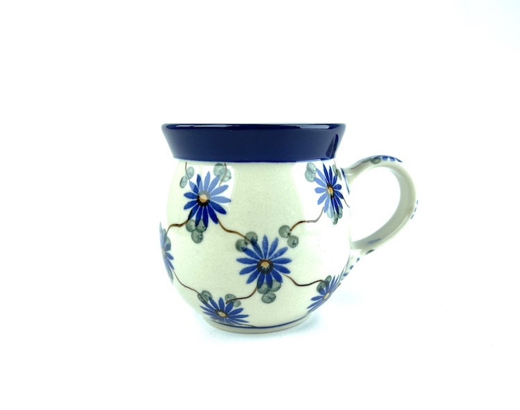 Bunzlau Bolle Mok 103X 240 ml - 005 (Bunzlau). Bunzlau Bolle Mok 103X 240 ml 005 Boerenmok / Farmersmug met een bol buikje.