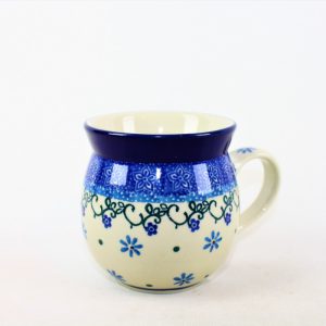 Bunzlau Bolle Mok 1830X 240 ml - 005 (Bunzlau). Bunzlau Bolle Mok 1830X 240 ml 005 Boerenmok / Farmersmug met een bol buikje.