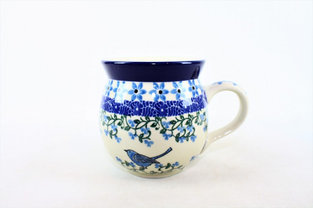 005 Bunzlau Bolle Mok 1932X 240 ml - 005 (Bunzlau). 005 Bunzlau Bolle Mok 1932X 240 ml  Boerenmok / Farmersmug met een bol buikje.