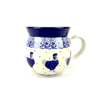 Bunzlau Bolle Mok 2596X 240 ml - 005 (Bunzlau). Bunzlau Bolle Mok 2596X 240 ml 005 Boerenmok / Farmersmug met een bol buikje.