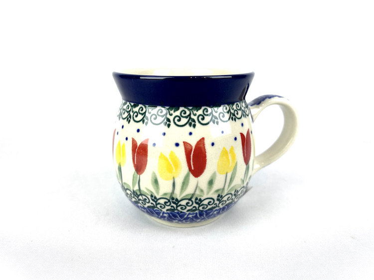 005 Bunzlau Bolle Mok 2600X 240 ml - 005 (Bunzlau). Bunzlau Bolle Mok 2600X 240 ml 005 Boerenmok / Farmersmug met een bol buikje.