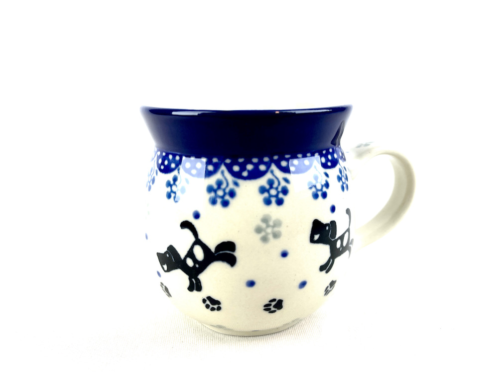 005 Bunzlau Bolle Mok 2648X 240 ml - 005 (Bunzlau). 005 Bunzlau Bolle Mok 2648X 240 ml 005 Boerenmok / Farmersmug met een bol buikje.