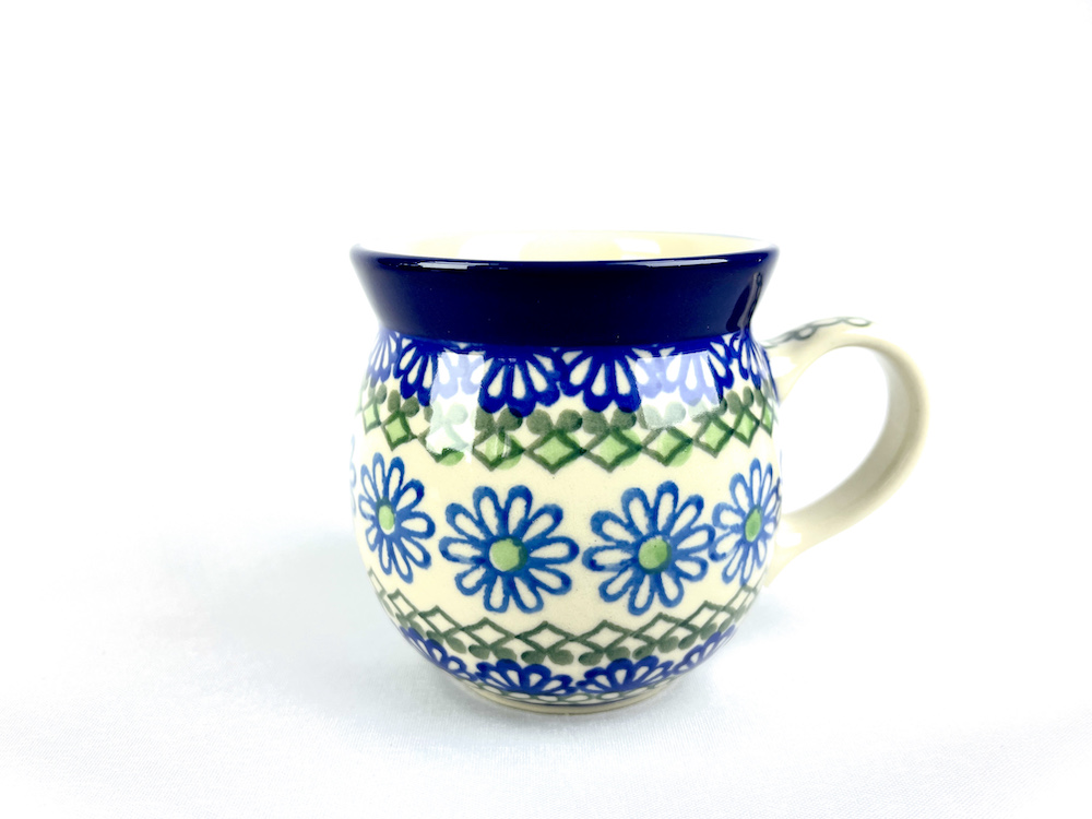 005 Bunzlau Bolle Mok 673X Andalusie 240 ml - 005 (Bunzlau). 005 Bunzlau Bolle Mok 673X Andalusie 240 ml Boerenmok / Farmersmug met een bol buikje.