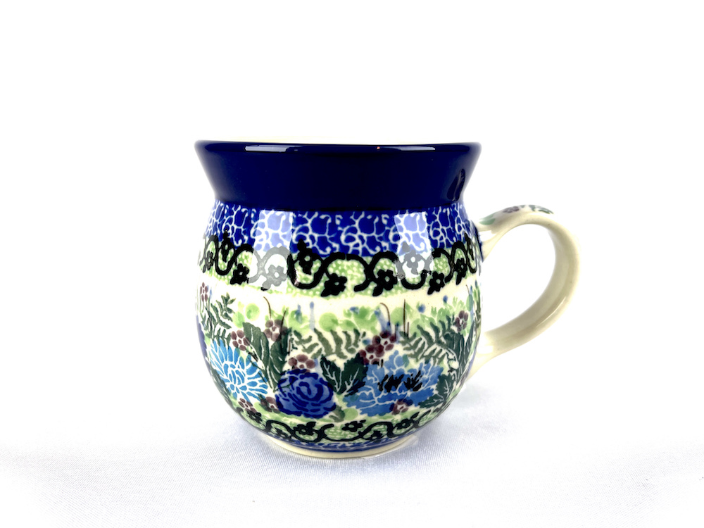 005 Bunzlau Bolle Mok U4520 240 ml - 005 (Bunzlau). 005 Bunzlau Bolle Mok 240 ml U4520  Unikat mokje 1e qlty Boerenmok / Farmersmug met een bol buikje.