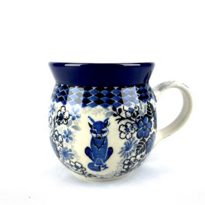 005 Bunzlau Bolle Mok U4868 240 ml - 005 (Bunzlau). 005 Bunzlau Bolle Mok 240 ml U4868 Unikat mokje 1e qlty Boerenmok / Farmersmug met een bol buikje.