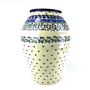 012 Bunzlau grote vaas 1821X - 012 (Bunzlau). 012 Bunzlau grote vaas 1821X prachtige grote bloemenvaas diameter hals 13 cm.