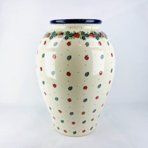 012 Bunzlau grote vaas 2709X - 012 (Bunzlau). Bunzlau grote vaas 2709X prachtige grote bloemenvaas diameter hals 13 cm.