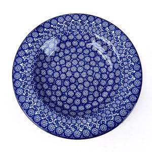 014 Bunzlau Soepbord 2615X - 014 (Bunzlau). 014 Bunzlau Soepbord 2615X Diep soepbord met brede rand Al het Bunzlau is afwasmachine