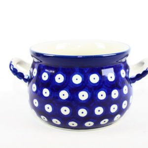 016 Bunzlau Soepkom 70AX Blue Eyes - 016  (Bunzlau). 016 Bunzlau Soepkom 70AX Blue Eyes 016 16 Handige en mooie soepkom Met kleine oortjes.