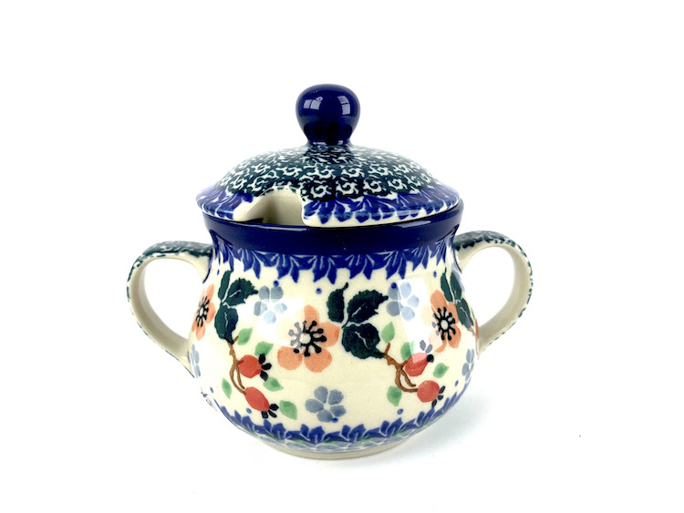 035 Bunzlau Suikerpot Klein 2103X - 035 (Bunzlau). 035 Bunzlau Suikerpot Klein 2103X&nbsp; Fijn klein suikerpotje Handig formaat op tafel.