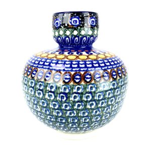 046 Bunzlau vaasje U117X - 046 (Bunzlau). 046 Bunzlau vaasje U117X Unikat