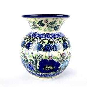 048 Bunzlau vaasje U4520 - 048 (). 048 Bunzlau vaasje U4520 unikat vaasje 1e kwaliteit schattig bol vaasje  fijn formaat.