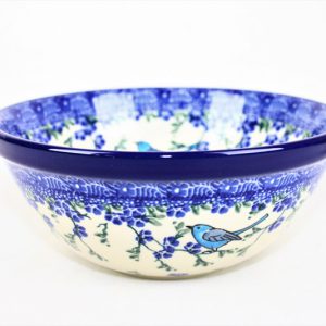 058 Bunzlau Nest Schaal Ø 17 cm 1935X  - 058 (Bunzlau). 058 Bunzlau Nest Schaal Ø 17 cm 1935X  Leuke schaal voor serveren van oa aardappeltjes