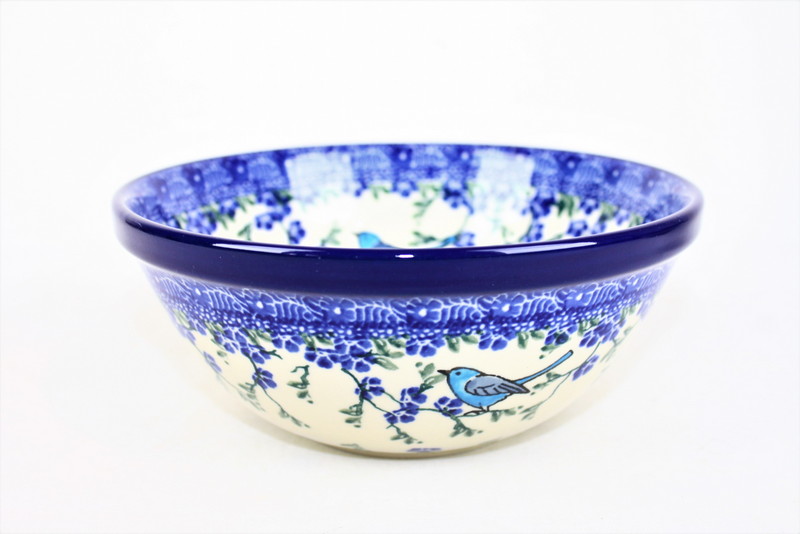 058 Bunzlau Nest Schaal Ø 17 cm 1935X  - 058 (Bunzlau). 058 Bunzlau Nest Schaal Ø 17 cm 1935X  Leuke schaal voor serveren van oa aardappeltjes