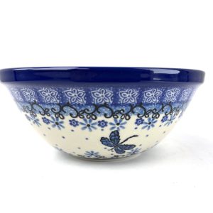 058 Bunzlau Nest Schaal Ø 17 cm 1944X - 058 (Bunzlau). 058 Bunzlau Nest Schaal Ø 17 cm 1944X Leuke schaal voor serveren van oa aardappeltjes