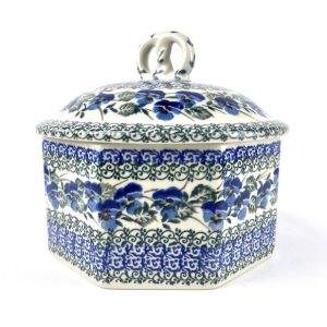 064 Bunzlau Koek & Snoeppot 2273 - 064 (Bunzlau). 064 Bunzlau Koek & Snoeppot 2273  Koekje erbij? H 17 cm Inhoud 1