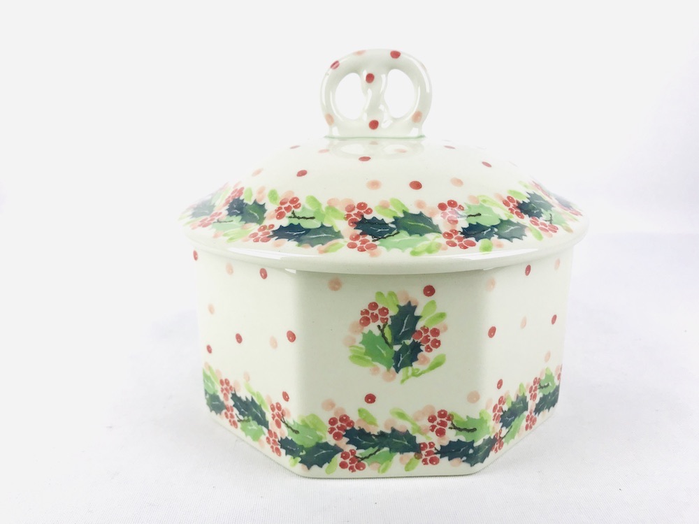 064 Bunzlau Koek & Snoeppot U4927X - 064 (Bunzlau). 064 Bunzlau Koek & Snoeppot U4927X 064 Unikat