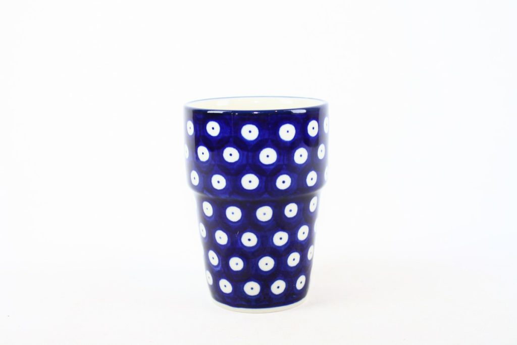 071 Bunzlau Melkbeker 70AX Blue Eyes 200 ml - 071 (Bunzlau). 071 Bunzlau Melkbeker Blue Eyes 70AX 200 ml.