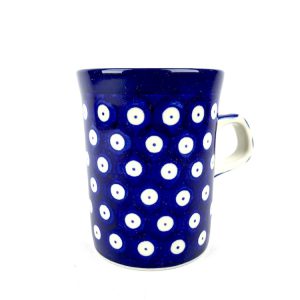 074 Bunzlau Mok recht met klein oor 70AX Blue Eyes 250 ml - 074 (Bunzlau). 074 Bunzlau Mok klein oor Blue Eyes 70AX 250 ml Fijne mok voor de koffie