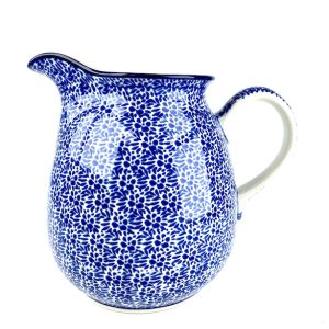 077 Bunzlau Bolle Kan 1895X - 077 (Bunzlau). 077 Bunzlau Bolle Kan 1895X Middelgroot&nbsp; formaat bolle kan Water/ sap kan staat ook decoratief met een bos bloemen erin inhoud: 1