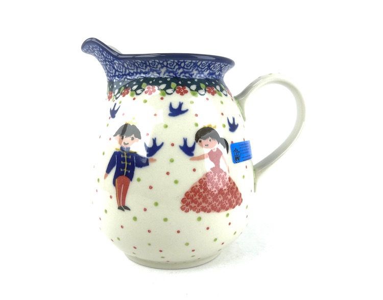 078 Bunzlau Hoge Bolle Kan Unikat  U4996 - 078 (Bunzlau). 078 Bunzlau Hoge Bolle Kan Unikat  U4996 1e Qlty Bijna niet zichtbaar Fijne kan voor water