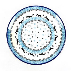 086 Bunzlau Ontbijtbordje 2152X Teckel  - 086 (Bunzlau). 086 Bunzlau Ontbijtbordje Teckel 2152X 086 86 Ontbijtbordje