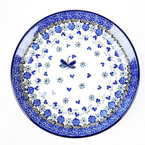 086 Bunzlau Ontbijtbordje 2009X - 086 (Bunzlau). 086 Bunzlau Ontbijtbordje 2009X  Handgemaakt mooi Pools aardewerk Kan in de afwasmachine- oven en magnetron.