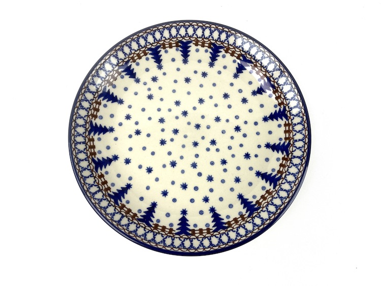 086 Bunzlau Ontbijtbordje 339X - 086 (Bunzlau). 086 Bunzlau Ontbijtbordje 339X 086  Handgemaakt mooi Pools aardewerk Kan in de afwasmachine- oven en magnetron.