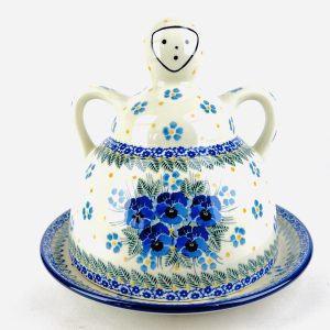 088 Bunzlau Kaasmeisje decor:2276X - 088 (Bunzlau). 088 Bunzlau Kaasmeise decor: 2276X 2e Qlty; kleine imperfectie