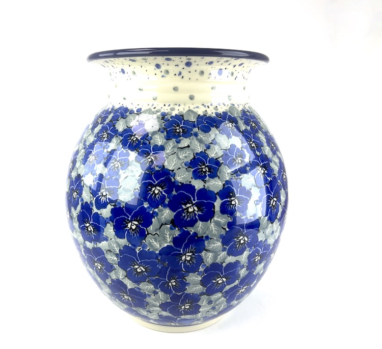 093 Bunzlau grote vaas Unikat U4826 - 093 (Bunzlau). 093 Bunzlau grote vaas Unikat U4826 Unikat