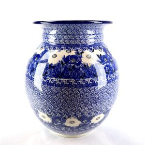 093 Bunzlau grote vaas Unikat U4923 - 093 (Bunzlau). 093 Bunzlau grote vaas Decor  U4923  Unikat