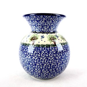 096 Bunzlau vaasje 1744X - 096 (Bunzlau). 096 Bunzlau vaasje 1744X Middel groot vaasje.