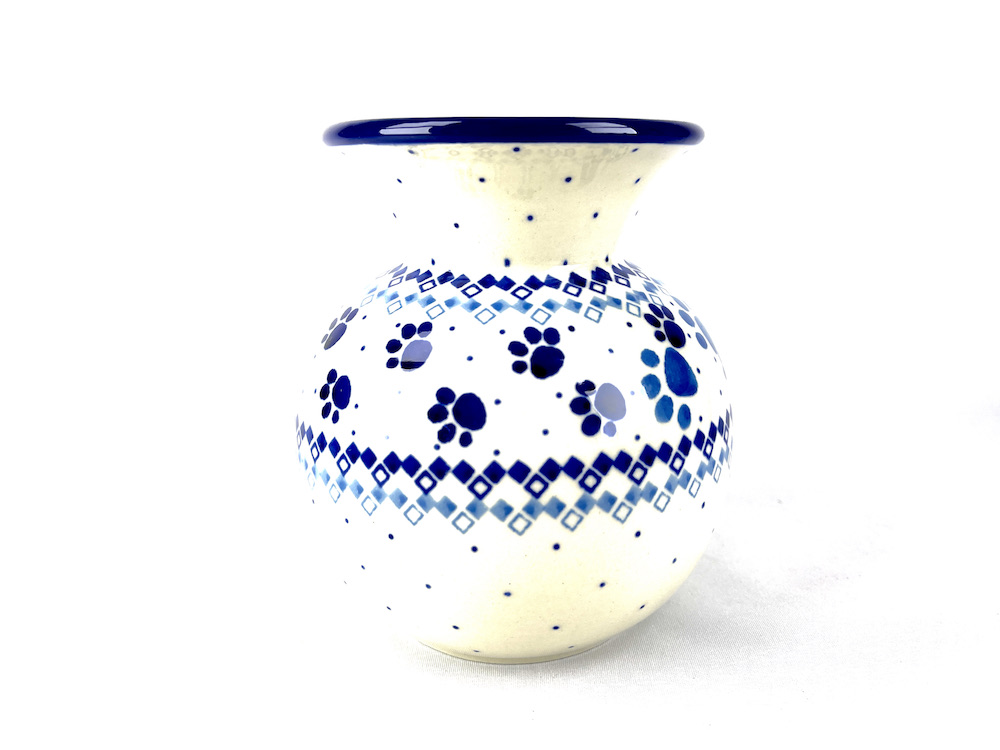 096 Bunzlau vaasje 1767X - 096 (Bunzlau). 096 Bunzlau vaasje 1767X Middel groot vaasje.