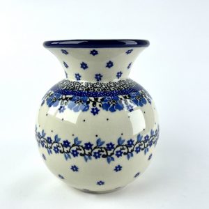 096 Bunzlau vaasje 1983X - 096 (Bunzlau). 096 Bunzlau vaasje 1983X 096 Middel groot vaasje.