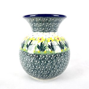 096 Bunzlau vaasje 2122X - 096 (Bunzlau). 096 Bunzlau vaasje 2122X 096 Middel groot vaasje.