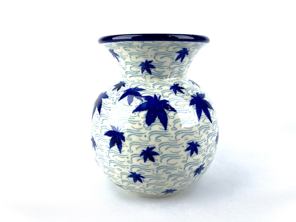 096 Bunzlau vaasje 2564X - 096 (Bunzlau). 096 Bunzlau vaasje 2564X 096 Middel groot vaasje.