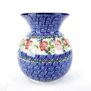 097 Bunzlau middelgrote vaas 1553X - 097 (Bunzlau). 097 Bunzlau middelgrote vaas 1553X Mooi middelgroot model.