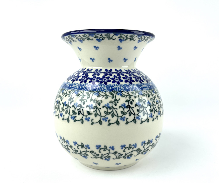 097 Bunzlau middelgrote vaas 1821X - 097 (Bunzlau). 097 Bunzlau middelgrote vaas 1821X Mooi middelgroot model.