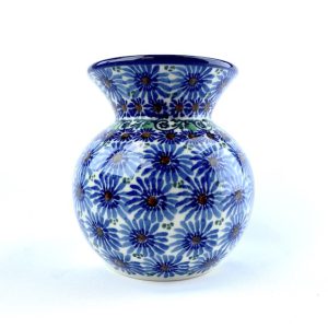 098 Bunzlau klein vaasje U4642 - 098 (Bunzlau). 098 Bunzlau klein vaasje U4642 Voor een klein boeketje bloemen.