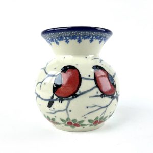 098 Bunzlau klein vaasje U4917 - 098 (Bunzlau). 098 Bunzlau klein vaasje U4917 Voor een klein boeketje bloemen Unikat.