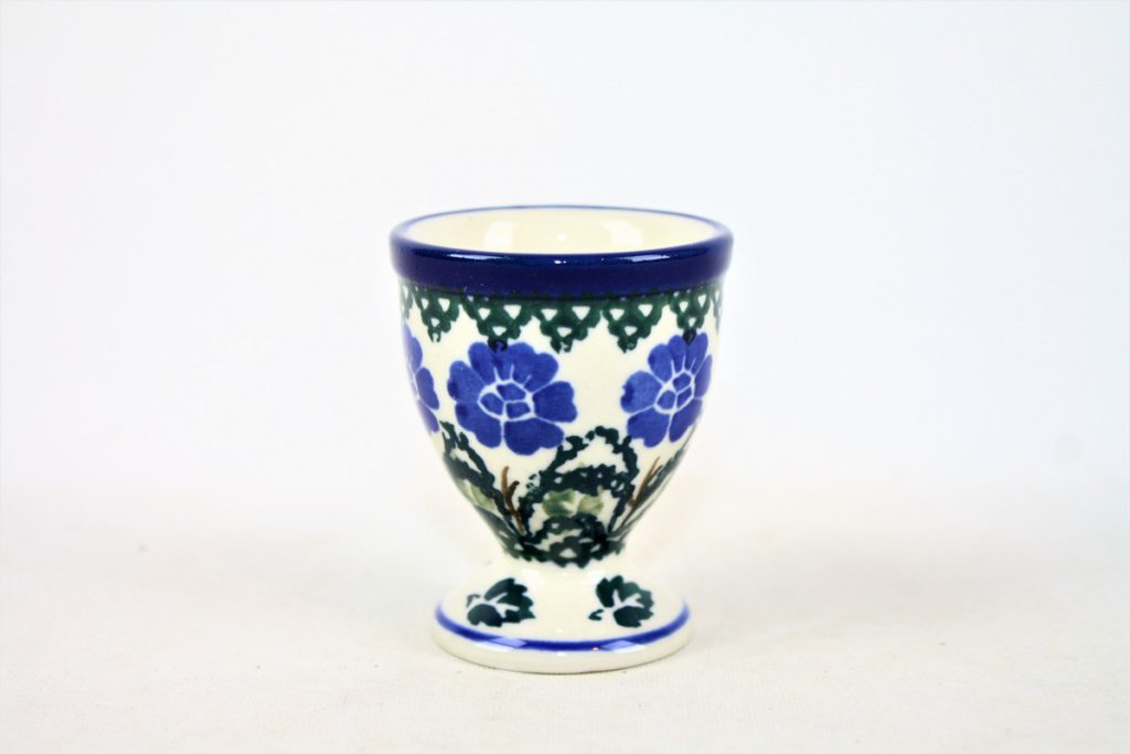 Bunzlau eierdop hoog 1071X - 106 (Bunzlau). Bunzlau eierdop hoog  1071X 106.