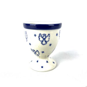 106 Bunzlau eierdop hoog 1410X - 106 (Bunzlau). Bunzlau eierdop hoog  1410X.