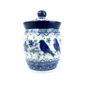 108 Bunzlau Voorraadpotje / kruidenpotje U4781 - 108 (Bunzlau). 108 Bunzlau Voorraadpotje / kruidenpotje U4781 Unikat : 1e Qlty Dicht dekseltje Kleinste maat.