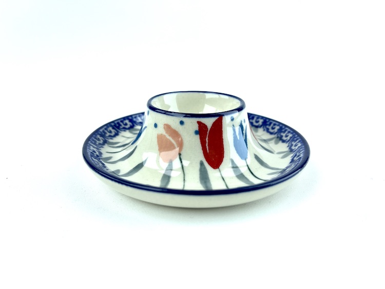 145 Bunzlau eierdop laag 2598X - 145 (Bunzlau). Bunzlau eierdop laag 2598X.