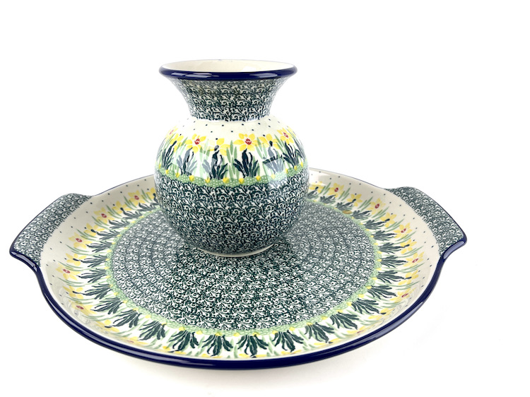 152 Bunzlau Ronde Serveerschaal 2122X - 152 (Bunzlau). 152 Bunzlau Ronde Serveerschaal 2122X Grote ronde serveerschaal voor oa pizza