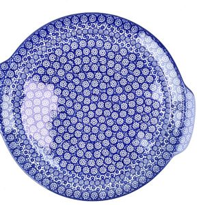 152 Bunzlau Ronde Serveerschaal 2615X - 152 (Bunzlau). 152 Bunzlau Ronde Serveerschaal 2615X Grote ronde serveerschaal voor oa pizza