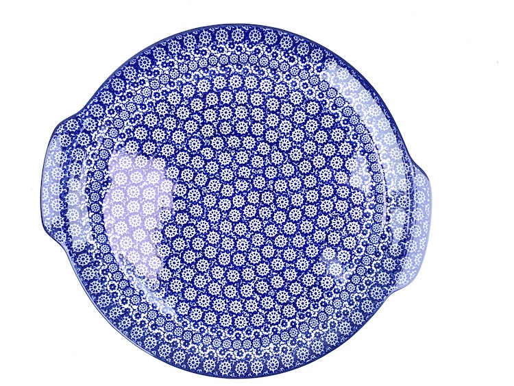 152 Bunzlau Ronde Serveerschaal 2615X - 152 (Bunzlau). 152 Bunzlau Ronde Serveerschaal 2615X Grote ronde serveerschaal voor oa pizza