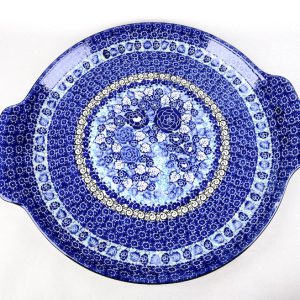 152 Bunzlau Ronde Serveerschaal U3317X Unikat - 152 (Bunzlau). 152 Bunzlau Ronde Serveerschaal U3317X Unikat&nbsp; 1ste qlty Grote ronde serveerschaal voor oa pizza