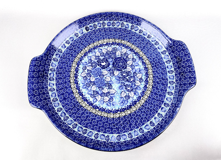 152 Bunzlau Ronde Serveerschaal U3317X Unikat - 152 (Bunzlau). 152 Bunzlau Ronde Serveerschaal U3317X Unikat 1ste qlty Grote ronde serveerschaal voor oa pizza